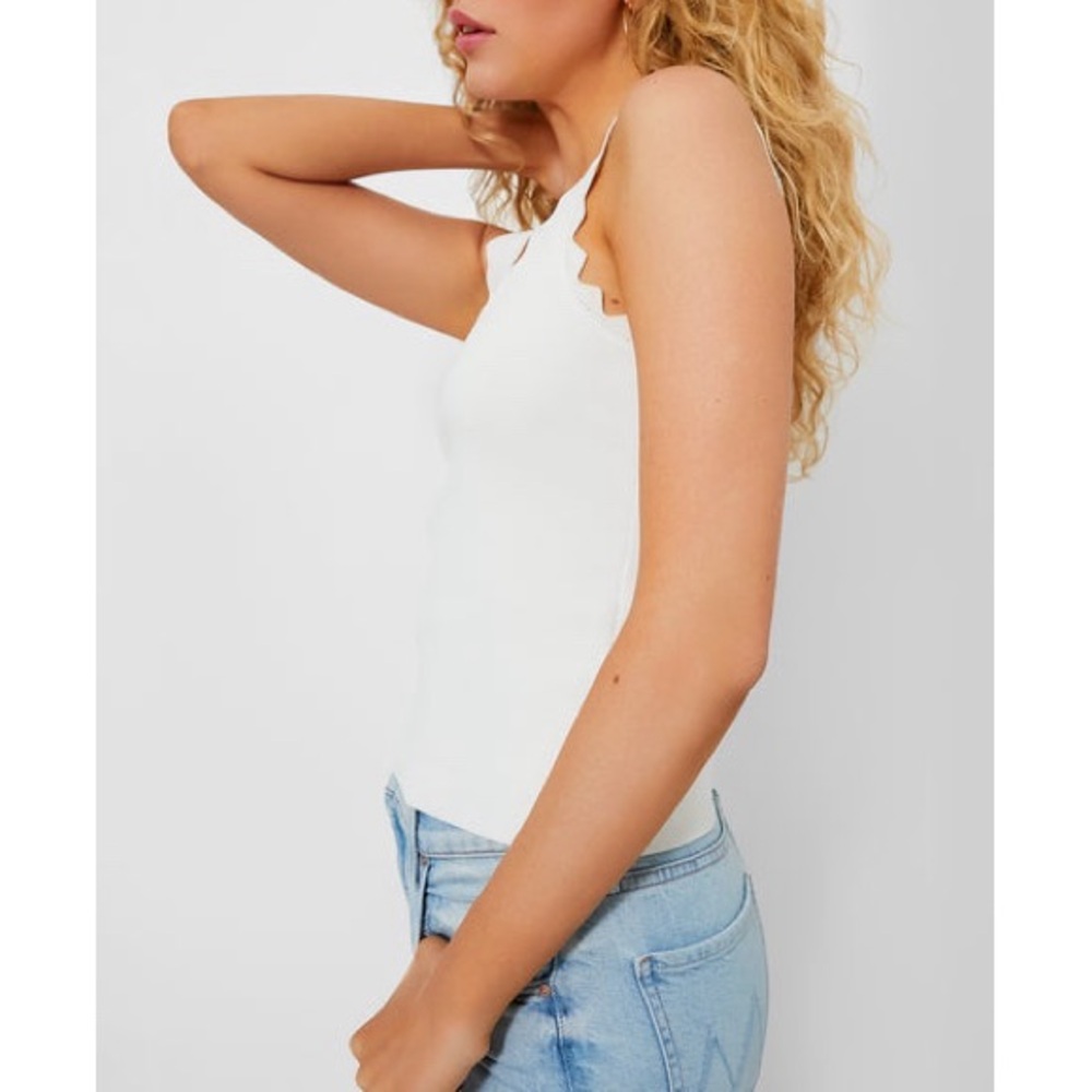 TUCKERNUCK
White Ric Rac Compression Tank - Picture 3 of 12